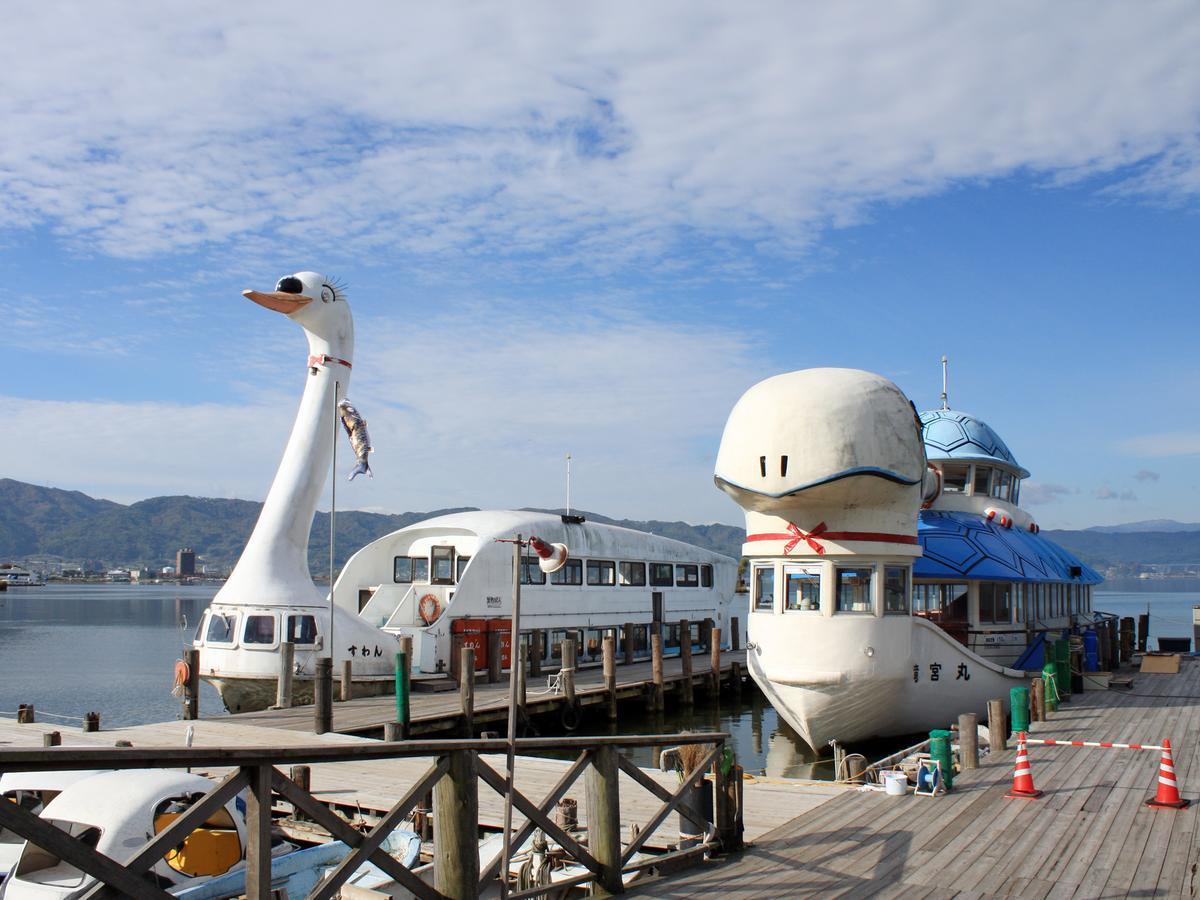 Suwa Lakeside Hotel Exterior foto
